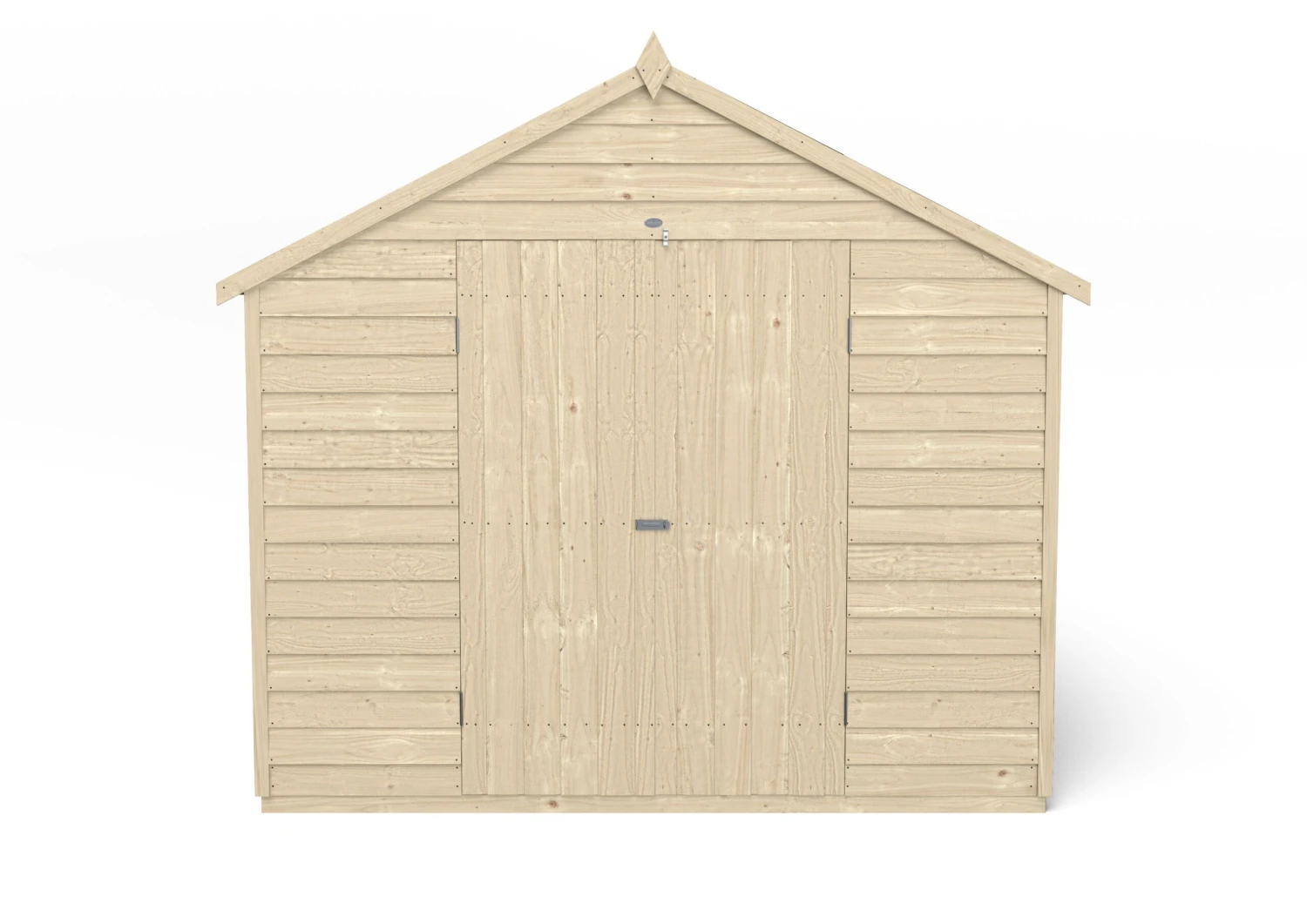 Forest Garden 10x8 Apex Pressure Treated Overlap Wooden Shed With Floor - Assembly Service Included 5 Forest Garden 10x8 Apex Pressure Treated Overlap Wooden Shed With Floor - Assembly Service Included - Image 3