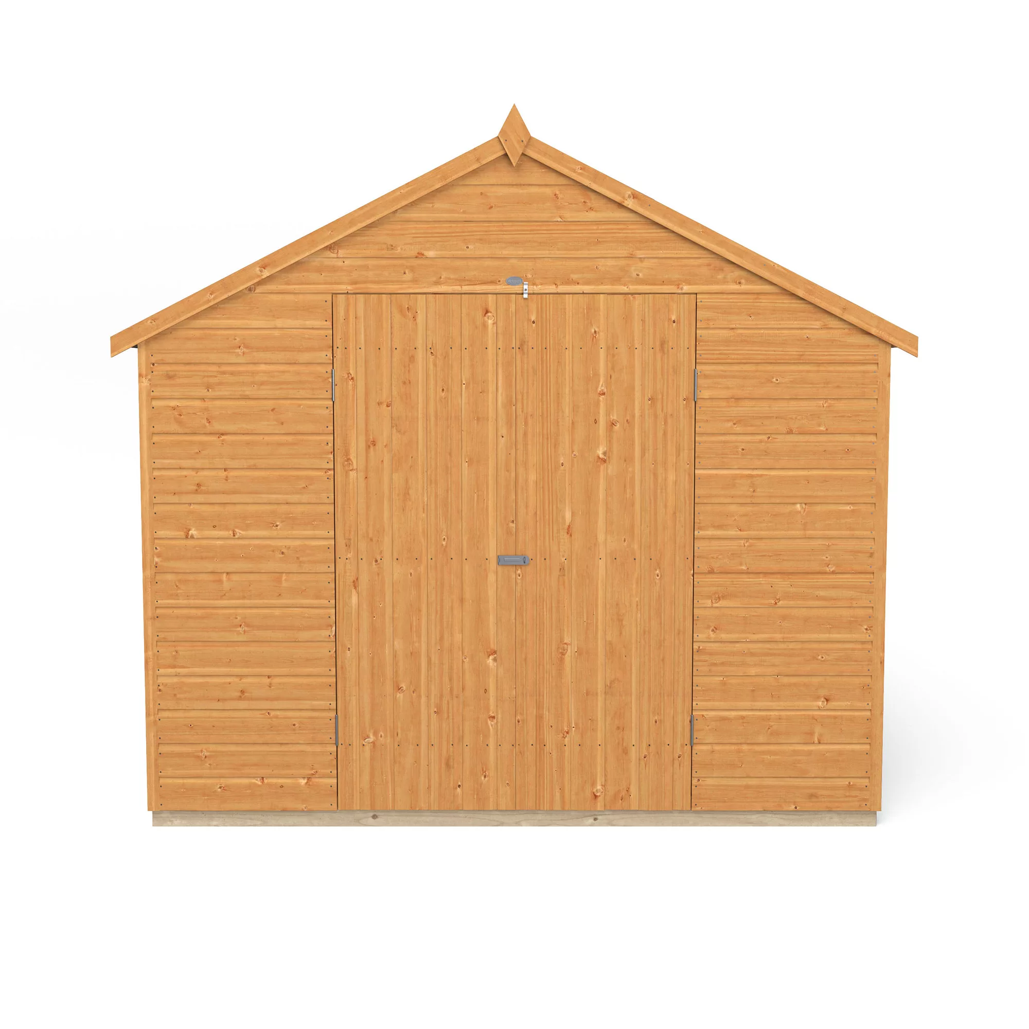 Forest Garden 10x8 Ft Apex Shiplap Wooden 2 Door 4 Windows Shed With Floor 8 Forest Garden 10x8 Ft Apex Shiplap Wooden 2 Door 4 Windows Shed With Floor - Image 6