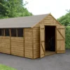 Forest Garden 20x10 Ft Apex Overlap Wooden 2 Door 8 Windows Shed With Floor - Assembly Service Included -Gardens and Outdoor forest garden 20x10 ft apex overlap wooden 2 door 8 windows shed with floor assembly service included5013053178089 01i bq