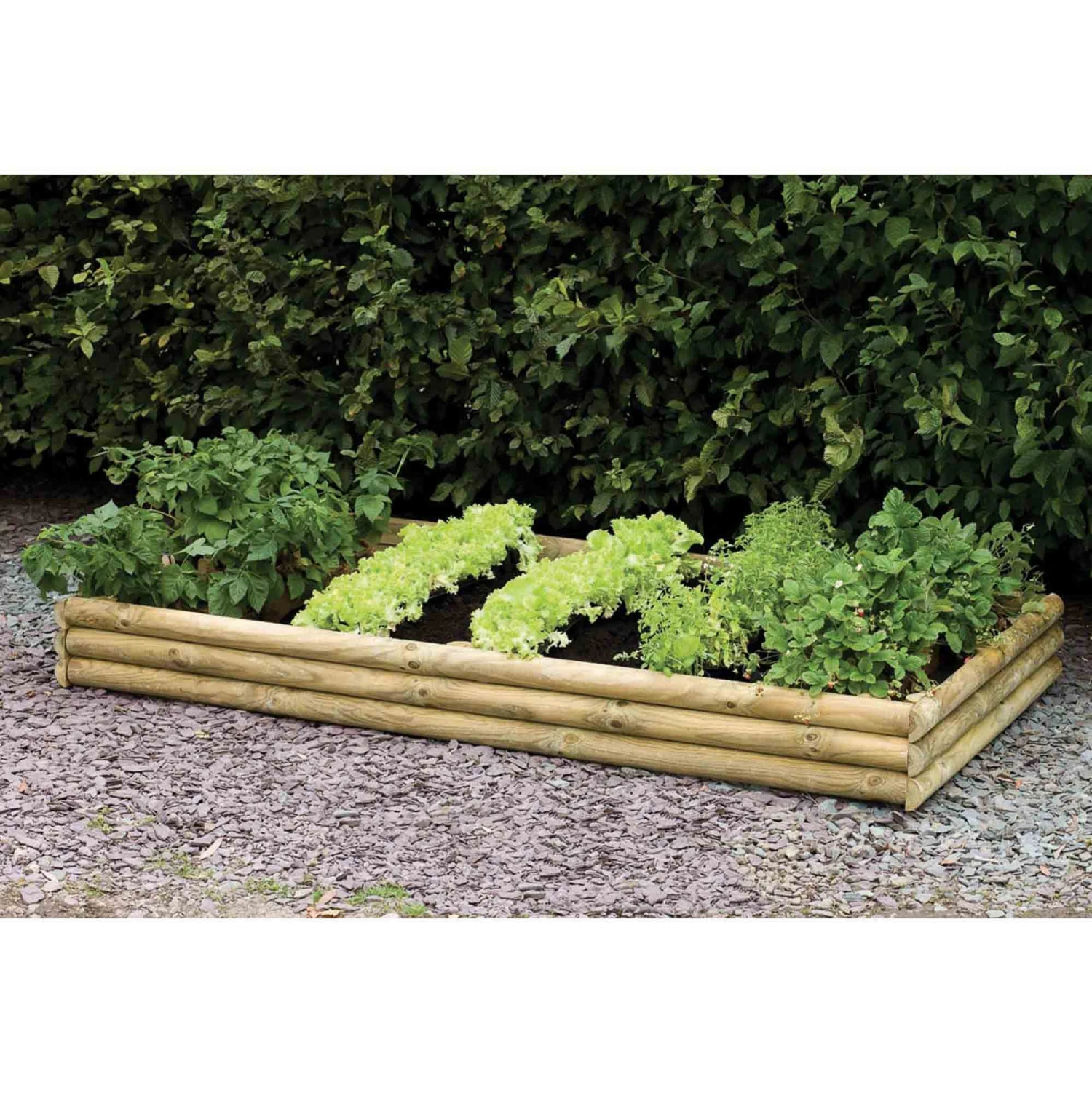 Forest Garden 21 X 204 X 104 Wood Rectangular Raised Bed Kit 3 Forest Garden 21 X 204 X 104 Wood Rectangular Raised Bed Kit