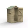 Forest Garden 4x3 Apex Pressure Treated Overlap Wooden Shed With Floor - Assembly Service Included -Gardens and Outdoor forest garden 4x3 apex pressure treated overlap wooden shed with floor assembly service included5013053192832 01c