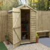 Forest Garden 4x3 Apex Pressure Treated Overlap Wooden Shed With Floor -Gardens and Outdoor forest garden 4x3 apex pressure treated overlap wooden shed with floor5013053176740 01i bq