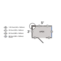 Forest Garden 5x3 Apex Pressure Treated Overlap Wooden Shed With Floor (Base Included) -Gardens and Outdoor forest garden 5x3 apex pressure treated overlap wooden shed with floor base included 5013053192849 02t