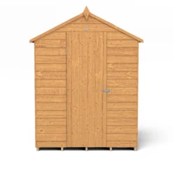 Forest Garden 5x3 Ft Apex Overlap Wooden Shed With Floor (Base Included) - Assembly Service Included -Gardens and Outdoor forest garden 5x3 ft apex overlap wooden shed with floor base included assembly service included5013053177075 02c bq