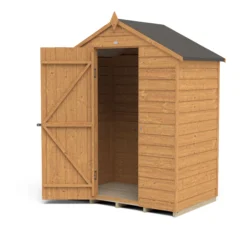 Forest Garden 5x3 Ft Apex Overlap Wooden Shed With Floor -Gardens and Outdoor forest garden 5x3 ft apex overlap wooden shed with floor5013053177044 21c bq
