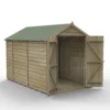 Forest Garden 6x10 Apex Pressure Treated Overlap Wooden Shed With Floor (Base Included) - Assembly Service Included -Gardens and Outdoor forest garden 6x10 apex pressure treated overlap wooden shed with floor base included assembly service included5013053192856 01c