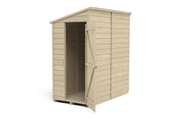 Forest Garden 6x3 Ft Pent Overlap Wooden Shed With Floor -Gardens and Outdoor forest garden 6x3 ft pent overlap wooden shed with floor5013053178300 21c bq