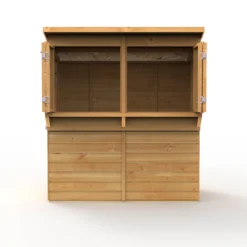 Forest Garden 6x3 Ft Pent Shiplap Garden Bar With Single Door -Gardens and Outdoor forest garden 6x3 ft pent shiplap garden bar with single door5013053184066 06c bq