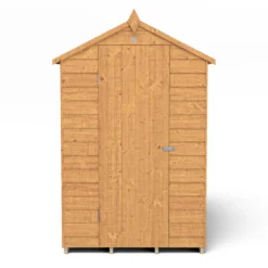 Forest Garden 6x4 Apex Dip Treated Overlap Wooden Shed With Floor - Assembly Service Included -Gardens and Outdoor forest garden 6x4 apex dip treated overlap wooden shed with floor assembly service included5013053176801 02c bq