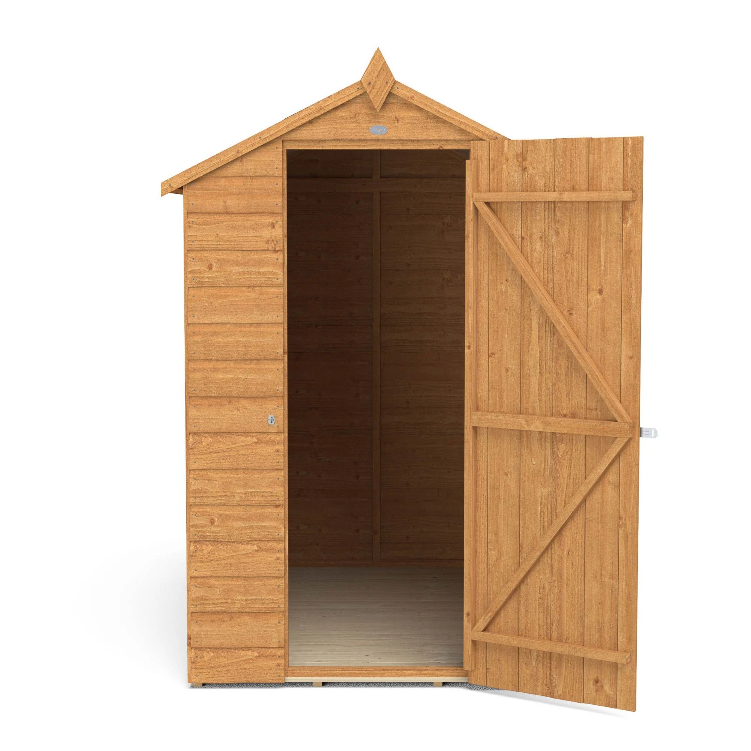 Forest Garden 6X4 Apex Dip Treated Shiplap Shed With Floor - Assembly Service Included 8 Forest Garden 6X4 Apex Dip Treated Shiplap Shed With Floor - Assembly Service Included - Image 6