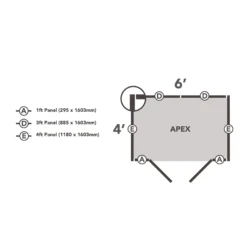 Forest Garden 6x4 Apex Pressure Treated Overlap Wooden Shed With Floor (Base Included) -Gardens and Outdoor forest garden 6x4 apex pressure treated overlap wooden shed with floor base included 5013053192122 02t