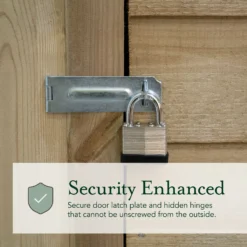 Forest Garden 6x4 Apex Pressure Treated Overlap Wooden Shed With Floor (Base Included) -Gardens and Outdoor forest garden 6x4 apex pressure treated overlap wooden shed with floor base included 5013053192801 06t