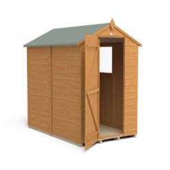 Forest Garden 6x4 Ft Apex Shiplap Wooden Shed With Floor (Base Included) - Assembly Service Included 24 Forest Garden 6x4 Ft Apex Shiplap Wooden Shed With Floor (Base Included) - Assembly Service Included -Gardens and Outdoor forest garden 6x4 ft apex shiplap wooden shed with floor base included assembly service included5013053178690 03c bq