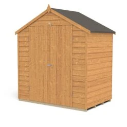 Forest Garden 6x4 Ft Apex Wooden 2 Door Shed With Floor -Gardens and Outdoor forest garden 6x4 ft apex wooden 2 door shed with floor5013053177297 01c bq