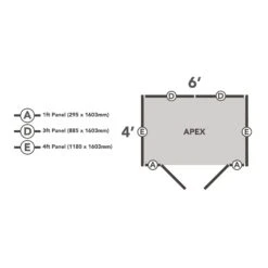 Forest Garden 6x4 Ft Apex Wooden 2 Door Shed With Floor -Gardens and Outdoor forest garden 6x4 ft apex wooden 2 door shed with floor5013053177297 02t bq