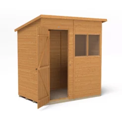 Forest Garden 6x4 Ft Pent Shiplap Wooden 2 Windows Shed With Floor (Base Included) 26 Forest Garden 6x4 Ft Pent Shiplap Wooden 2 Windows Shed With Floor (Base Included) -Gardens and Outdoor forest garden 6x4 ft pent shiplap wooden 2 windows shed with floor base included 5013053178898 04c bq