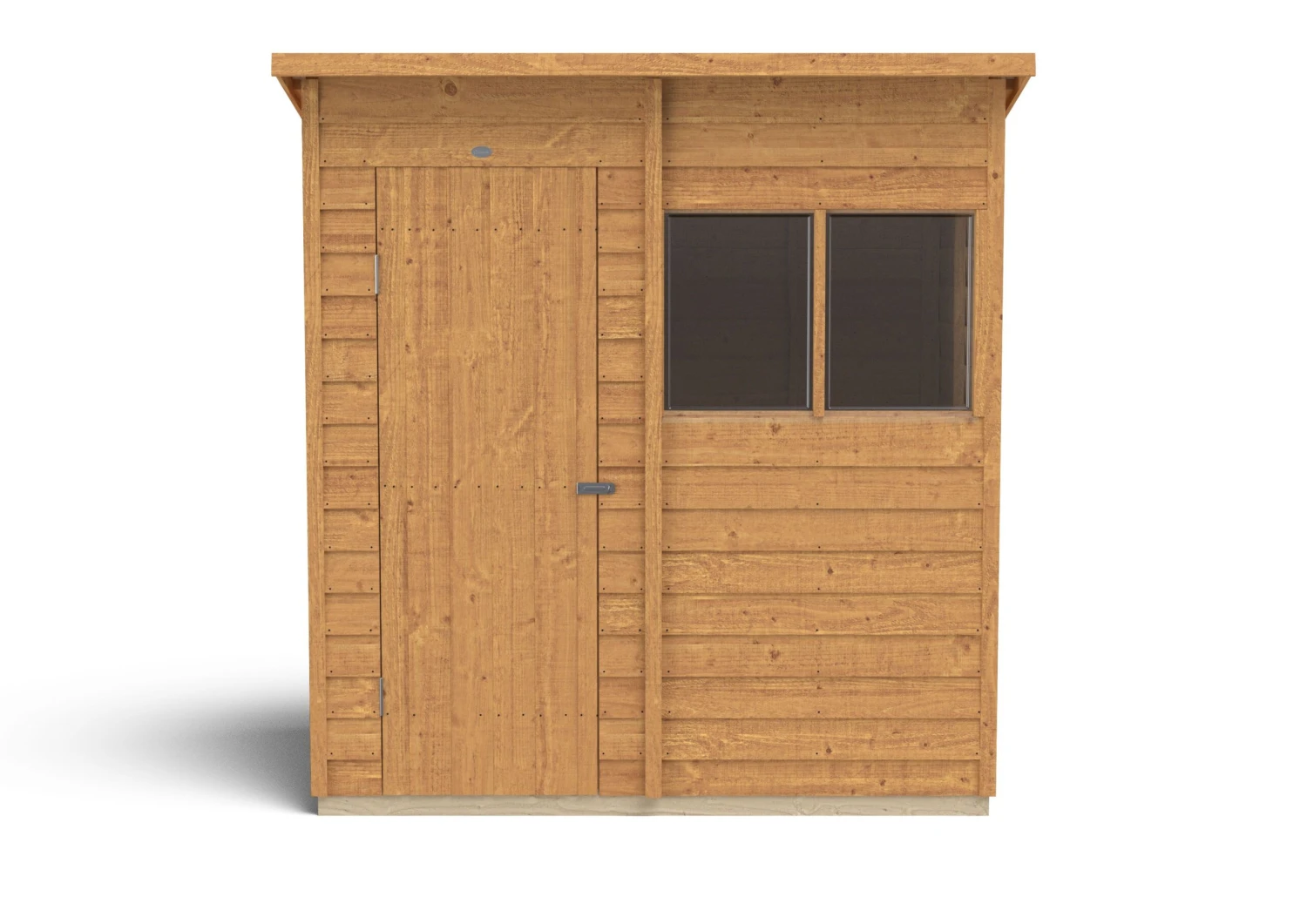 Forest Garden 6x4 Pent Dip Treated Overlap Wooden Shed With Floor - Assembly Service Included 5 Forest Garden 6x4 Pent Dip Treated Overlap Wooden Shed With Floor - Assembly Service Included - Image 3