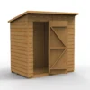 Forest Garden 6x4 Pent Dip Treated Shiplap Wooden Shed With Floor - Assembly Service Included