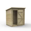 Forest Garden 6x4 Pent Pressure Treated Overlap Wooden Shed With Floor - Assembly Service Included -Gardens and Outdoor forest garden 6x4 pent pressure treated overlap wooden shed with floor assembly service included5013053193228 01c