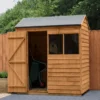 Forest Garden 6x4 Reverse Apex Dip Treated Overlap Wooden Shed With Floor (Base Included) -Gardens and Outdoor forest garden 6x4 reverse apex dip treated overlap wooden shed with floor base included 5013053178126 01i bq