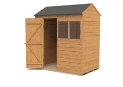 Forest Garden 6x4 Reverse Apex Dip Treated Overlap Wooden Shed With Floor (Base Included) - Assembly Service Included -Gardens and Outdoor forest garden 6x4 reverse apex dip treated overlap wooden shed with floor base included assembly service included5013053178133 21c bq