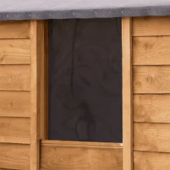 Forest Garden 6x4 Reverse Apex Dip Treated Overlap Wooden Shed With Floor (Base Included) - Assembly Service Included -Gardens and Outdoor forest garden 6x4 reverse apex dip treated overlap wooden shed with floor base included assembly service included5013053178133 39c bq