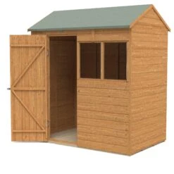 Forest Garden 6X4 Reverse Apex Dip Treated Shiplap Shed With Floor - Assembly Service Included -Gardens and Outdoor forest garden 6x4 reverse apex dip treated shiplap shed with floor assembly service included5013053182772 02c bq
