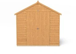 Forest Garden 7x5 Apex Dip Treated Overlap Wooden Shed With Floor (Base Included) -Gardens and Outdoor forest garden 7x5 apex dip treated overlap wooden shed with floor base included 5013053177792 02c bq