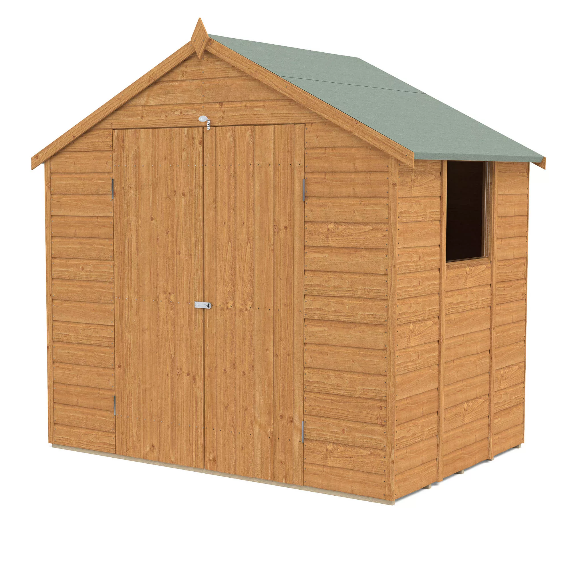 Forest Garden 7X5 Apex Dip Treated Shiplap Shed With Floor - Assembly Service Included 4 Forest Garden 7X5 Apex Dip Treated Shiplap Shed With Floor - Assembly Service Included - Image 2