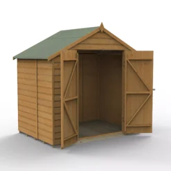 Forest Garden 7x5 Apex Dip Treated Shiplap Wooden Shed With Floor