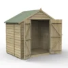 Forest Garden 7x5 Apex Pressure Treated Overlap Wooden Shed With Floor (Base Included) - Assembly Service Included -Gardens and Outdoor forest garden 7x5 apex pressure treated overlap wooden shed with floor base included assembly service included5013053192863 01c