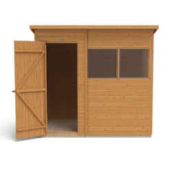 Forest Garden 7x5 Ft Pent Shiplap Wooden 2 Windows Shed With Floor -Gardens and Outdoor forest garden 7x5 ft pent shiplap wooden 2 windows shed with floor5013053178928 06c bq