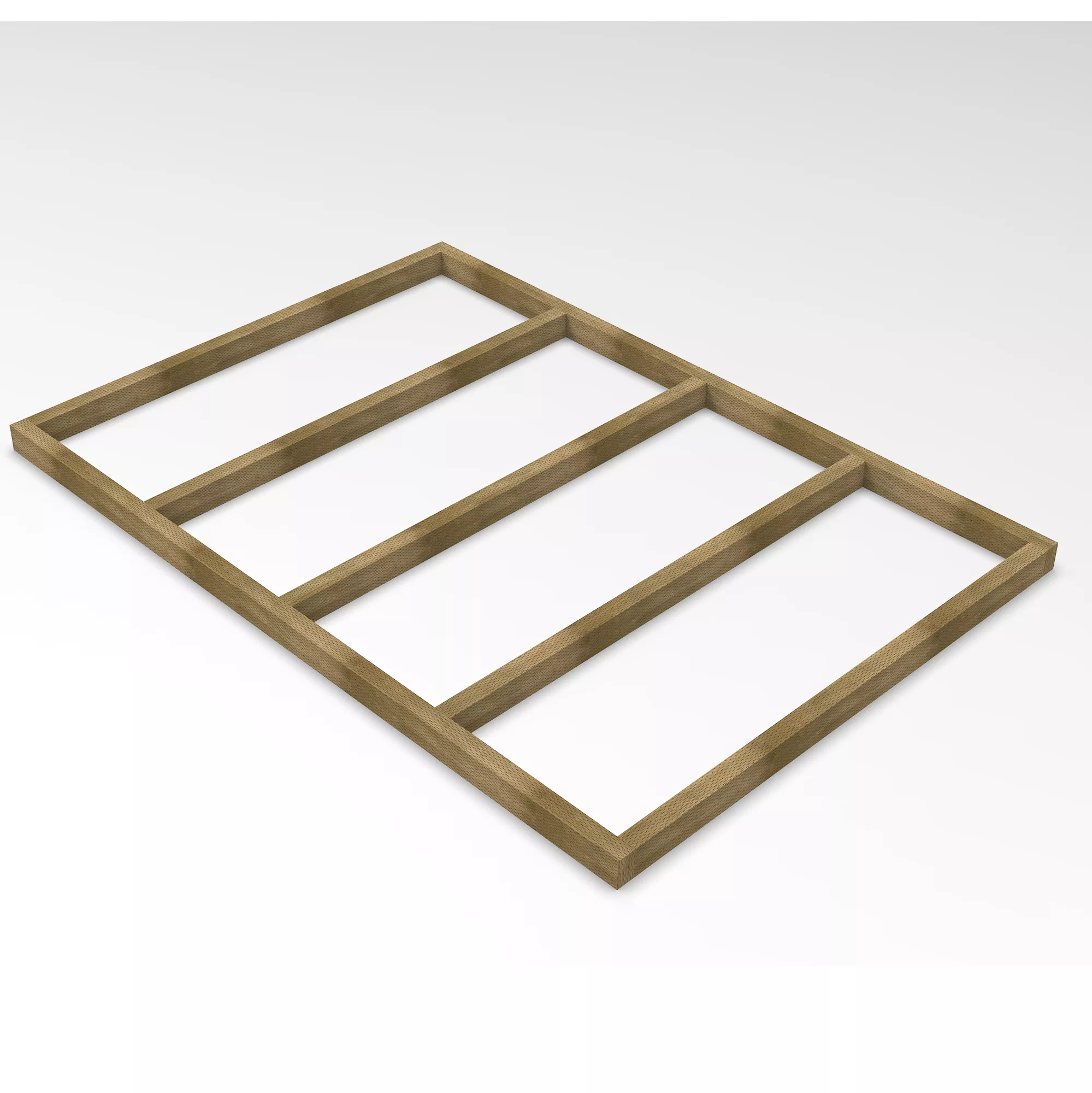 Forest Garden 7x5 Timber Shed Base (L) 147cm X (W) 0.21cm - Assembly Service Included 3 Forest Garden 7x5 Timber Shed Base (L) 147cm X (W) 0.21cm - Assembly Service Included