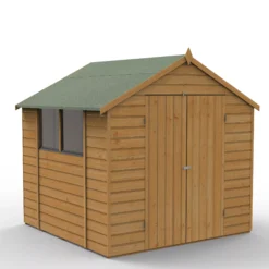 Forest Garden 7x7 Apex Dip Treated Shiplap Wooden Shed With Floor -Gardens and Outdoor forest garden 7x7 apex dip treated shiplap wooden shed with floor5013053194164 02c