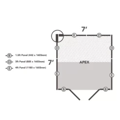 Forest Garden 7x7 Apex Pressure Treated Overlap Wooden Shed With Floor - Assembly Service Included -Gardens and Outdoor forest garden 7x7 apex pressure treated overlap wooden shed with floor assembly service included5013053192870 02t