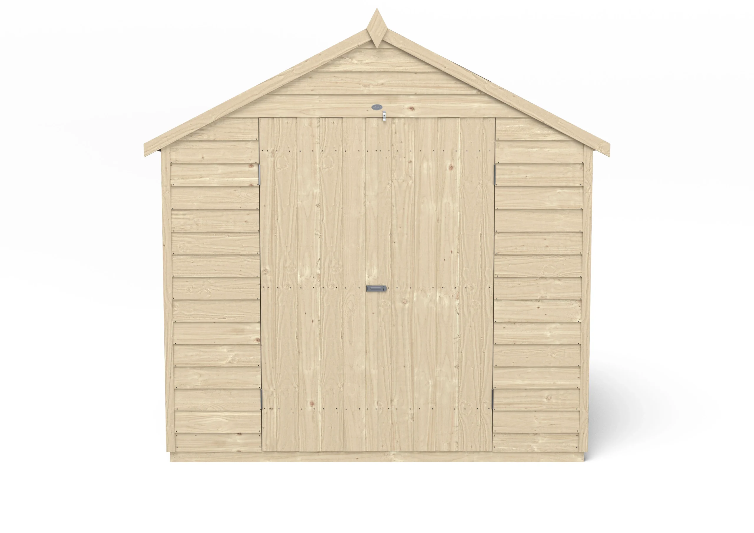 Forest Garden 7x7 Ft Apex Overlap Wooden 2 Door 2 Windows Shed With Floor (Base Included) - Assembly Service Included 5 Forest Garden 7x7 Ft Apex Overlap Wooden 2 Door 2 Windows Shed With Floor (Base Included) - Assembly Service Included - Image 3