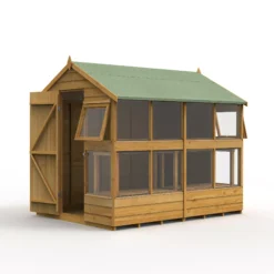 Forest Garden 8x6 Apex Dip Treated Shiplap Wooden Shed With Floor - Assembly Service Included -Gardens and Outdoor forest garden 8x6 apex dip treated shiplap wooden shed with floor assembly service included5013053185100 01c