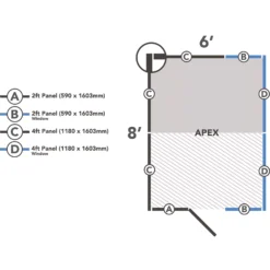 Forest Garden 8x6 Apex Dip Treated Shiplap Wooden Shed With Floor - Assembly Service Included -Gardens and Outdoor forest garden 8x6 apex dip treated shiplap wooden shed with floor assembly service included5013053185100 01t