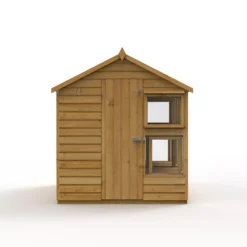 Forest Garden 8x6 Apex Dip Treated Shiplap Wooden Shed With Floor - Assembly Service Included -Gardens and Outdoor forest garden 8x6 apex dip treated shiplap wooden shed with floor assembly service included5013053185100 04c