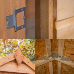 Forest Garden 8x6 Apex Dip Treated Shiplap Wooden Shed With Floor - Assembly Service Included -Gardens and Outdoor forest garden 8x6 apex dip treated shiplap wooden shed with floor assembly service included5013053185100 36c