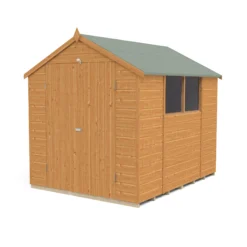 Forest Garden 8x6 Ft Apex Shiplap Wooden 2 Door 2 Windows Shed With Floor (Base Included) - Assembly Service Included -Gardens and Outdoor forest garden 8x6 ft apex shiplap wooden 2 door 2 windows shed with floor base included assembly service included5013053178799 02c bq