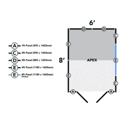 Forest Garden 8x6 Ft Apex Shiplap Wooden 2 Door 2 Windows Shed With Floor 40 Forest Garden 8x6 Ft Apex Shiplap Wooden 2 Door 2 Windows Shed With Floor -Gardens and Outdoor forest garden 8x6 ft apex shiplap wooden 2 door 2 windows shed with floor5013053178768 05t bq