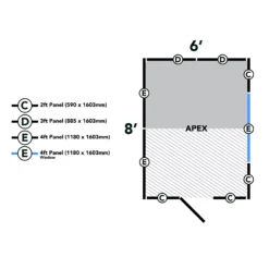 Forest Garden 8x6 Ft Apex Shiplap Wooden 2 Windows Shed With Floor -Gardens and Outdoor forest garden 8x6 ft apex shiplap wooden 2 windows shed with floor5013053178713 05t bq