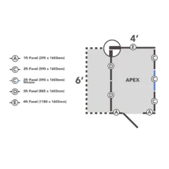 Forest Garden Apex Overlap Timber Shed -Gardens and Outdoor forest garden apex overlap timber shed5013053190630 02t