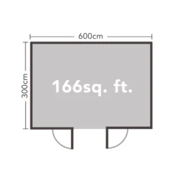 Forest Garden Arley 6x3 Toughened Glass Pent Loglap Solid Wood Cabin With Double Door - Assembly Service Included -Gardens and Outdoor forest garden arley 6x3 toughened glass pent loglap solid wood cabin with double door assembly service included5013053181539 02t bq