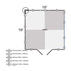 Forest Garden Delamere Range 10x10 Ft Apex Shiplap Wooden 2 Door 4 Windows Shed With Floor -Gardens and Outdoor forest garden delamere range 10x10 ft apex shiplap wooden 2 door 4 windows shed with floor5013053182703 01t
