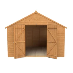 Forest Garden Delamere Range 10x10 Ft Apex Shiplap Wooden 2 Door 4 Windows Shed With Floor -Gardens and Outdoor forest garden delamere range 10x10 ft apex shiplap wooden 2 door 4 windows shed with floor5013053182703 04c