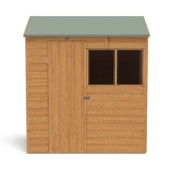Forest Garden Delamere Range 6x4 Ft Reverse Apex Shiplap Wooden 2 Windows Shed With Floor -Gardens and Outdoor forest garden delamere range 6x4 ft reverse apex shiplap wooden 2 windows shed with floor5013053182697 04c