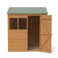 Forest Garden Delamere Range 6x4 Ft Reverse Apex Shiplap Wooden 2 Windows Shed With Floor -Gardens and Outdoor forest garden delamere range 6x4 ft reverse apex shiplap wooden 2 windows shed with floor5013053182697 05c