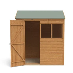 Forest Garden Delamere Range 6x4 Ft Reverse Apex Shiplap Wooden 2 Windows Shed With Floor -Gardens and Outdoor forest garden delamere range 6x4 ft reverse apex shiplap wooden 2 windows shed with floor5013053182697 06c